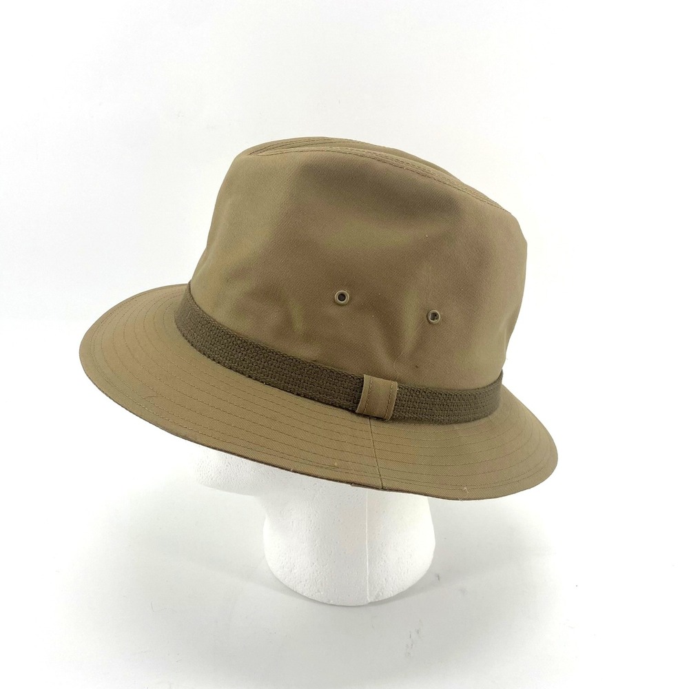 United Hatters Millinery Mens Khaki Fedora Hat Lightweight Outdoor Sun Hat Large